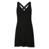 EMILY dámské sportovní šaty s bambusem (Velikost S, Barva černá)