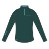 TISPA MERINO ZIP dámská funkční mikina (Velikost S, Barva petrol)