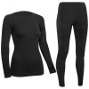Spokey COLDY SET Dámské termoprádlo, černé, vel. S/M - L/XL (Velikost L/XL)