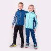 COOLIO JKT dětská softshellová bunda (Velikost 128/1, Barva petrol/sv. modrá)