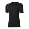 E NKR pánské tričko krátký rukáv bambus (Velikost S, Barva černá)