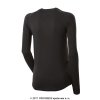 E NDRZ dámské bambusové triko s dlouhým rukávem (Velikost S, Barva černá)