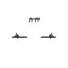 Small ThuleWanderWay Black 4b A 4bike Adapter Front 911702
