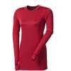 MS NDRZ dámské funkční tričko s dlouhým rukávem (Velikost S, Barva bordo)