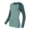 MS TDRZ dámské funkční tričko s dlouhým rukávem (Velikost S, Barva zelená (šedá)/mint (šedá))
