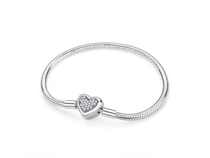 Köves Szív Kapcsos – Karkötő