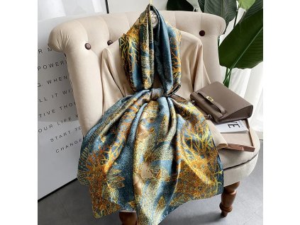 180 90cm Luxury Brand Women Summer Silk Scarves Shawl Lady Wrap Soft Female Europe Designer Beach.jpg