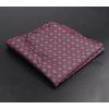 Bordó aprómintás díszzsebkendő