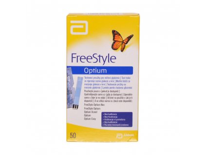 Abbot FreeStyle Optium testovací proužky 50ks 1