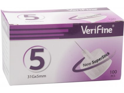 Verifine jehly 5 31G 0,25 x 5 mm 100 ks