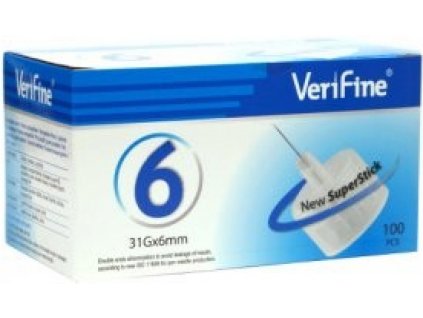 Verifine jehly 6 31G pro vš.pera 0,25 x 6 mm 100 ks