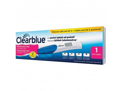 Clearblue digitální těhotenský test s ukazatelem týdnů 1ks