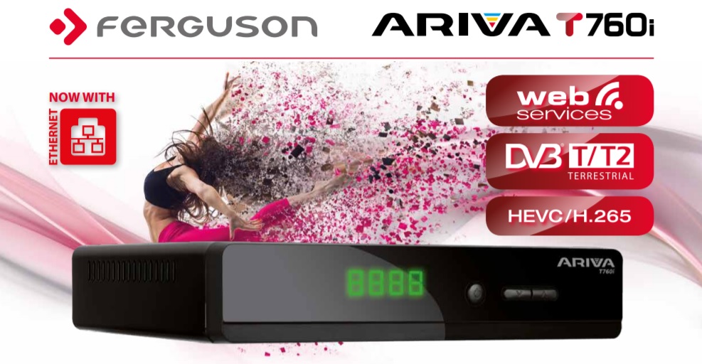  Ferguson Ariva T760i přijímač - H.265/HEVC 