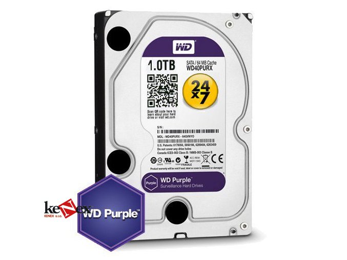 WD Purple 1TB HDD, WD10PURX