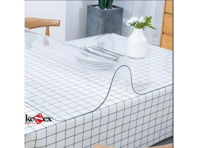 ubrus na stul z mekkeho skla 60x75 cm
