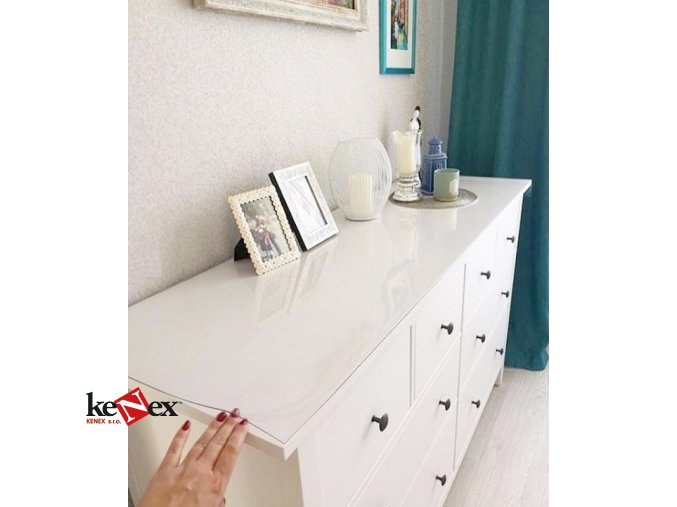 ubrus na stul z mekkeho skla 41x126 6 cm