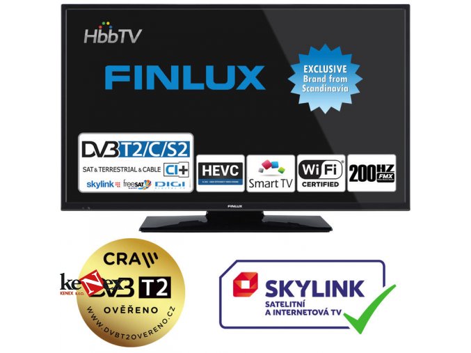 finlux 24fhe5760 ultratenka t2 sat wifi skylink live