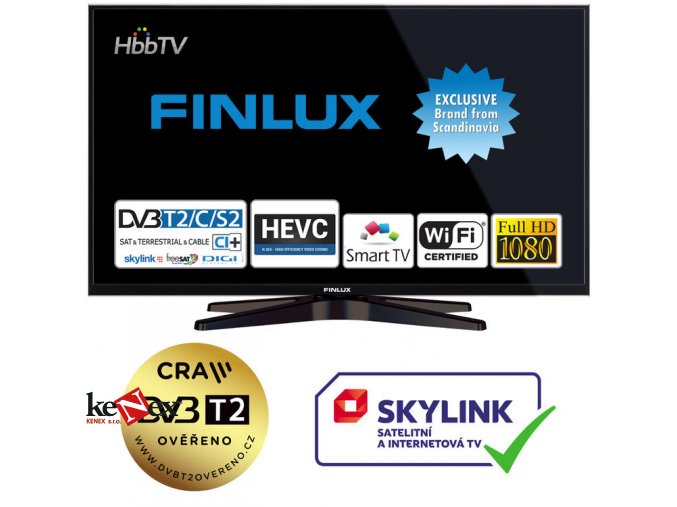 finlux 32ffe5760 fhd sat wifi skylink live