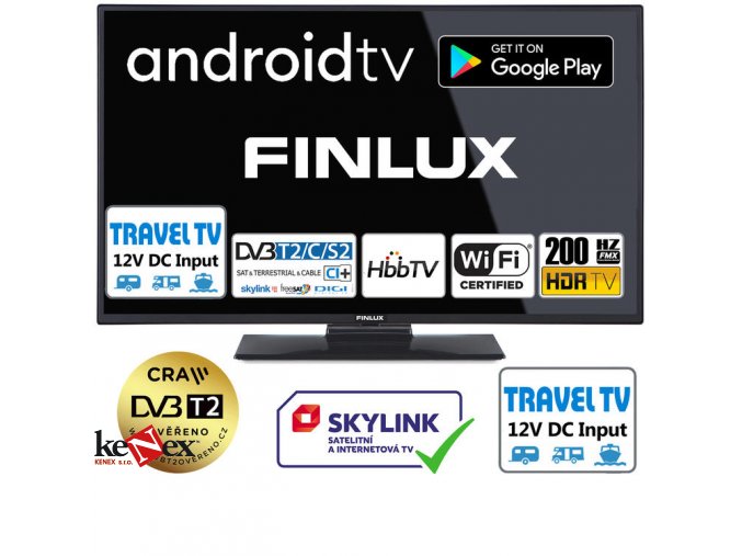 finlux 24fhmf5770 android t2 sat smart wifi 12v