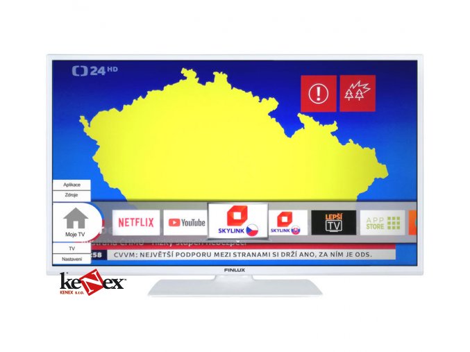 finlux 24fwe5760 ultratenka t2 sat wifi skylink live 2