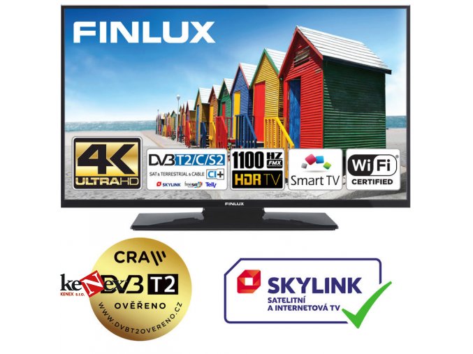 finlux 50fuf7161 hdr uhd t2 sat wifi skylink live