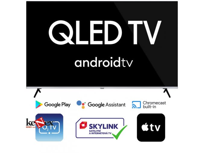 finlux 65fug9070 qled android 11 ultratenka bezramova