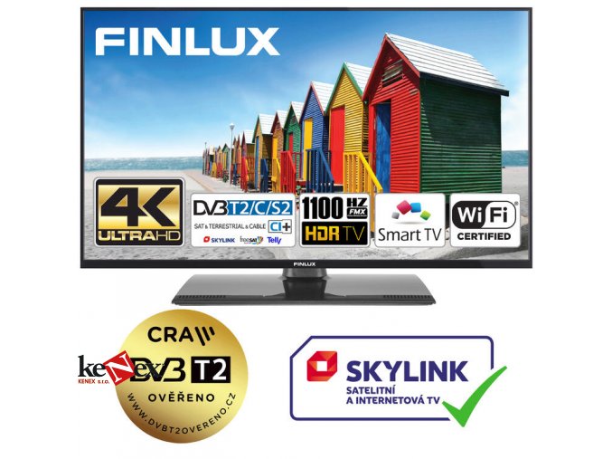 finlux 50fuf7162 hdr uhd t2 sat wifi skylink live