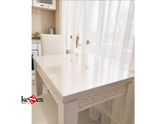 ubrus na stul z mekkeho skla 65x175 cm 1