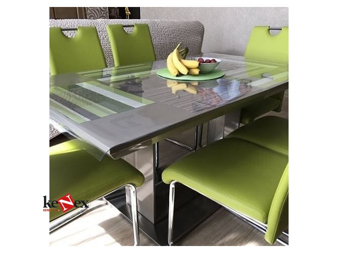 ubrus na stul z mekkeho skla 80x165cm 2