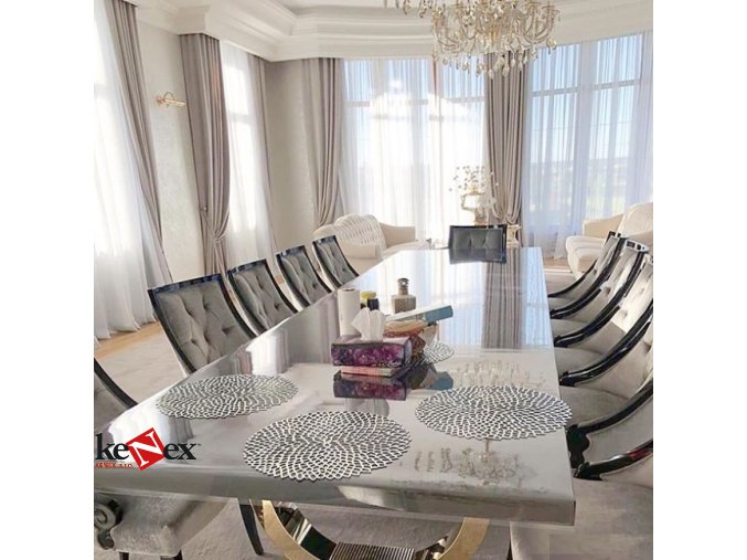 ubrus na stul z mekkeho skla 107 4x237 3 cm