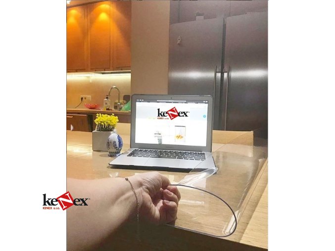 ubrus na stul z mekkeho skla 112 5x65 cm