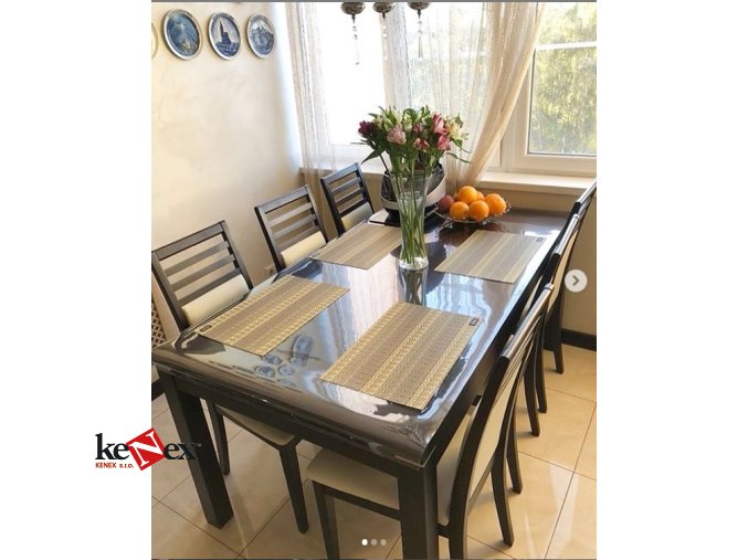 ubrus na stul z mekkeho skla 120x87cm 1