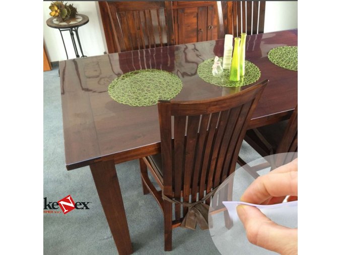 ubrus na stul z mekkeho skla 181x45 cm