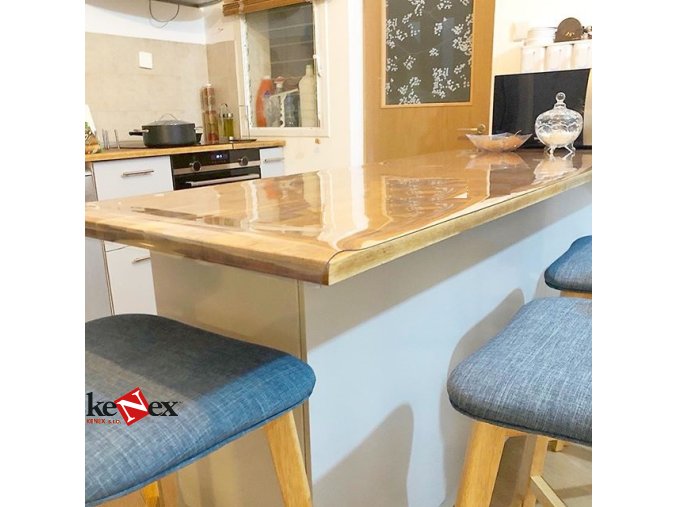 ubrus na stul z mekkeho skla 50x190 cm