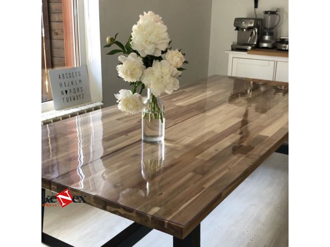 ubrus na stul z mekkeho skla 60x220 cm