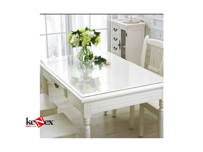 ubrus na stul z mekkeho skla 60x82 cm