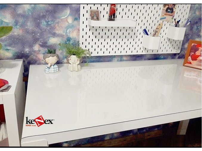 ubrus na stul z mekkeho skla 75x125 cm