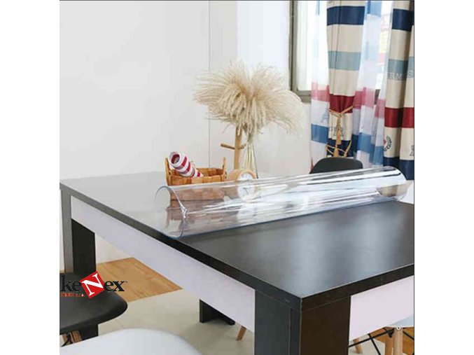 ubrus na stul z mekkeho skla 75x135 cm