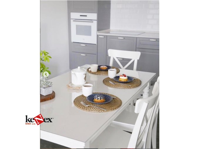 ubrus na stul z mekkeho skla 84x180 3 cm