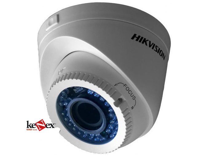 hikvision ds 2ce56c2t vfir3 venkovni 1 mpix dome turbo hd kamera