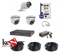 Kamerový set  Hikvision Standart 1 venkovní – 2 vnitřní