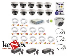 kamerovy set hikvision proffesional 1 venkovni 10 vnitrni