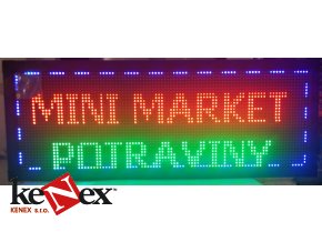 led reklama svetelne tabule barevna panel 100x40cm 2