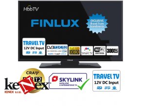 finlux 32ffmg5760 fhd t2 sat smart wifi 12v travel tv