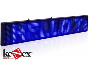 led reklama modra