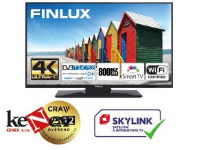 finlux 43fuf7161 hdr uhd t2 sat wifi hbbtv smart skylink live