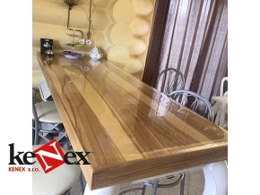 ubrus na stul z mekkeho skla 40x150 cm