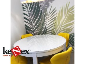 ubrus na kulaty stul z mekkeho skla pr 60 cm