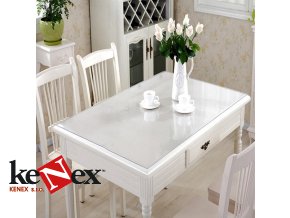 ubrus na stul z mekkeho skla 115x52 cm