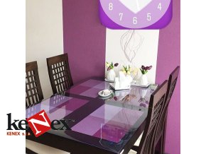 ubrus na stul z mekkeho skla 45x140cm